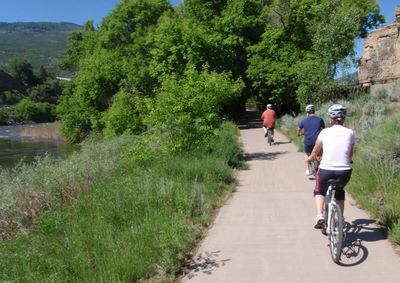 The Usual Suspects are Biking the Trail.